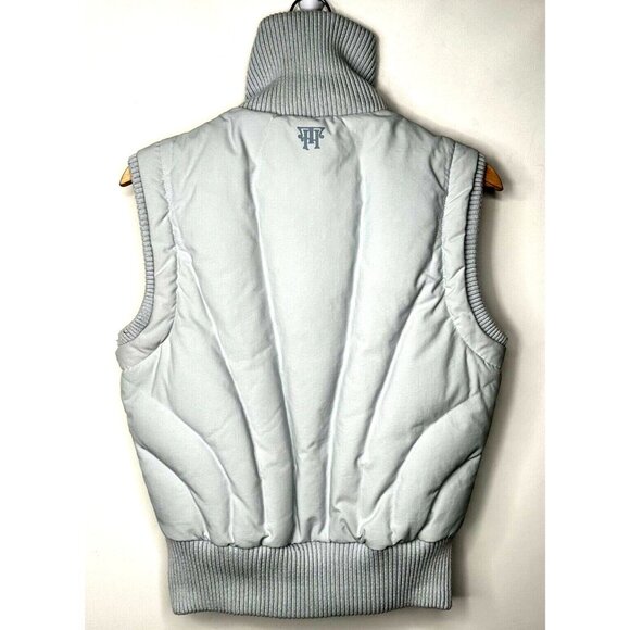 Tommy Hilfiger Womens Vest Down Filled Y2K Vintage Full Zip Gilet Blue X-Small - Picture 2 of 16